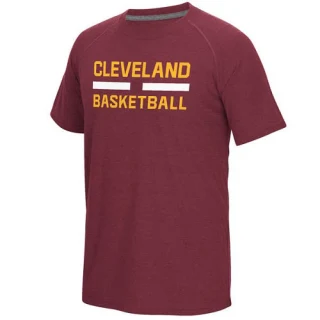 Men's Cleveland Cavaliers On-Court Climalite Ultimate T-Shirt - Burgundy