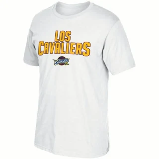 Men's Cleveland Cavaliers White Noches Ene-Be-A T-Shirt - 1