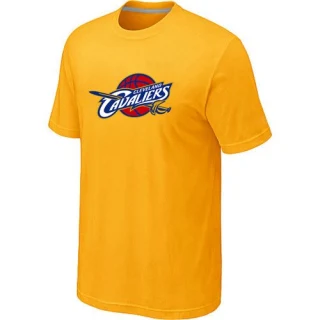 Men's Cleveland Cavaliers Yellow Big & Tall Primary Logo T-Shirt -