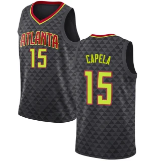 Men's Clint Capela Atlanta Hawks Black Swingman Jersey - Icon Edition