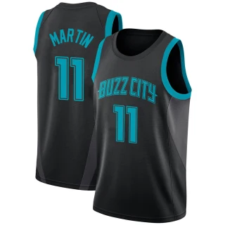 Men's Cody Martin Charlotte Hornets Black Swingman Jordan Brand 2018/19 Jersey - City Edition