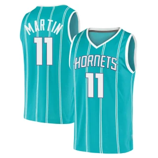 Men's Cody Martin Charlotte Hornets Teal Fast Break 2020 Jersey - Icon Edition