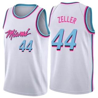 Men's Cody Zeller Miami Heat White Swingman Jersey - City Edition