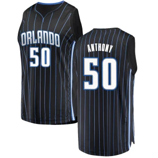 Men's Cole Anthony Orlando Magic Black Fast Break Jersey - Statement Edition