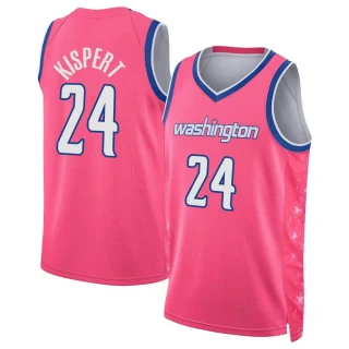 Men's Corey Kispert Washington Wizards Pink Swingman 2022/23 City Edition Jersey