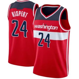 Men's Corey Kispert Washington Wizards Red Swingman Jersey - Icon Edition