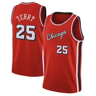Men's Dalen Terry Chicago Bulls Red Swingman 2021/22 City Edition Jersey