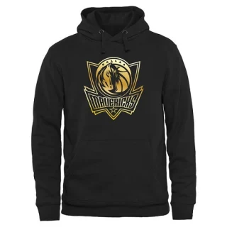 Men's Dallas Mavericks Gold Collection Pullover Hoodie - Black