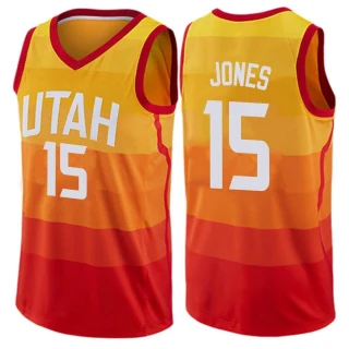 Men's Damian Jones Utah Jazz Orange Swingman Jersey - City Edition