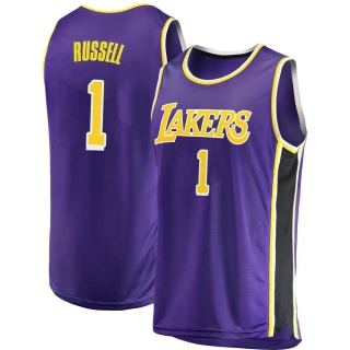 Men's D'Angelo Russell Los Angeles Lakers Purple Swingman 2018/19 Jersey - Statement Edition