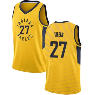 Men's Daniel Theis Indiana Pacers Gold Swingman Jersey - Statement Edition