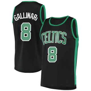 Men's Danilo Gallinari Boston Celtics Black Fast Break Jersey - Statement Edition
