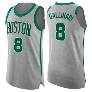 Men's Danilo Gallinari Boston Celtics Gray Swingman Jersey - City Edition