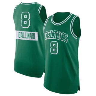 Men's Danilo Gallinari Boston Celtics Green Authentic Kelly 2021/22 City Edition Jersey