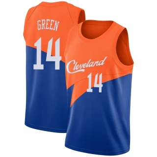 Men's Danny Green Cleveland Cavaliers Blue Swingman 2018/19 Jersey - City Edition