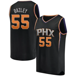 Men's Darius Bazley Phoenix Suns Black Fast Break Jersey - Statement Edition