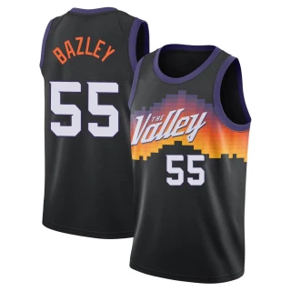 Men's Darius Bazley Phoenix Suns Black Swingman 2020/21 City Edition Jersey