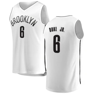 Men's David Duke Jr. Brooklyn Nets White Fast Break Jersey - Association Edition