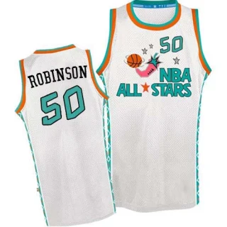 Men's David Robinson San Antonio Spurs White Authentic 1996 All Star Throwback Jersey