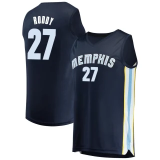 Men's David Roddy Memphis Grizzlies Navy Fast Break Jersey - Icon Edition