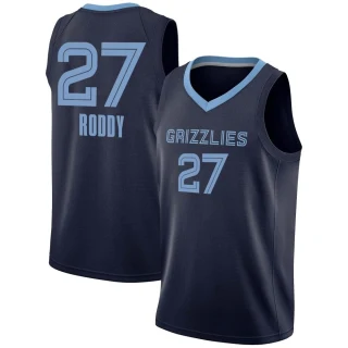 Men's David Roddy Memphis Grizzlies Navy Swingman 2020/21 Jersey - Icon Edition
