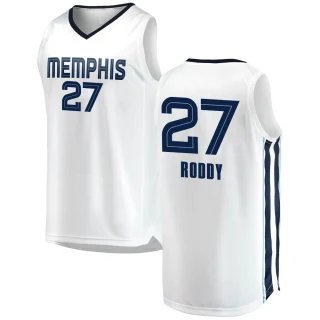 Men's David Roddy Memphis Grizzlies White Swingman 2018/19 Jersey - Association Edition