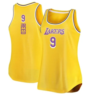 Men's Davon Reed Los Angeles Lakers Gold Authentic 2020/21 Jersey - Icon Edition