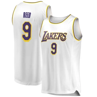 Men's Davon Reed Los Angeles Lakers White Swingman 2018/19 Jersey - Association Edition