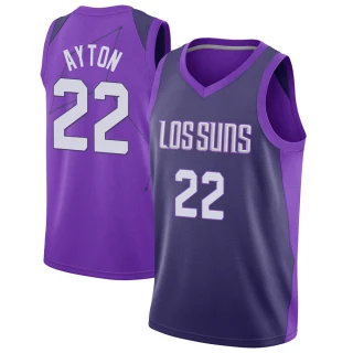 Men's Deandre Ayton Phoenix Suns Purple Swingman Jersey - City Edition