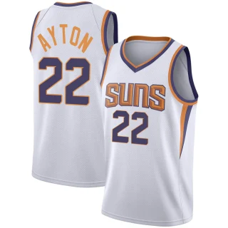 Men's Deandre Ayton Phoenix Suns White Swingman 2020/21 Jersey - Association Edition
