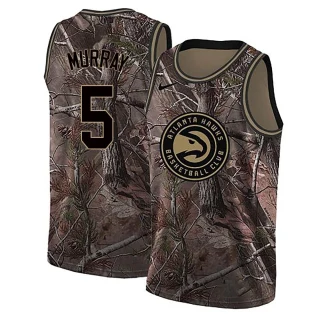 Men's Dejounte Murray Atlanta Hawks Camo Swingman Realtree Collection Jersey
