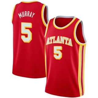 Men's Dejounte Murray Atlanta Hawks Red Swingman 2020/21 Jersey - Icon Edition
