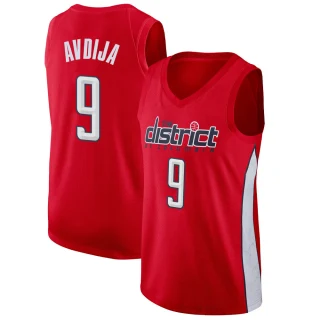 Men's Deni Avdija Washington Wizards Red Swingman 2018/19 Jersey - Earned Edition