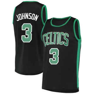 Men's Dennis Johnson Boston Celtics Black Fast Break Jersey - Statement Edition