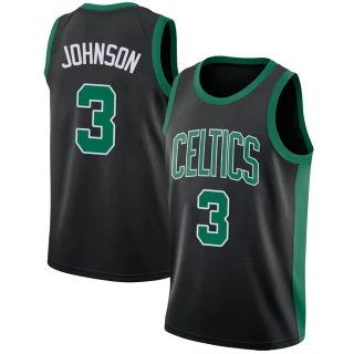 Men's Dennis Johnson Boston Celtics Black Swingman Jersey - Statement Edition