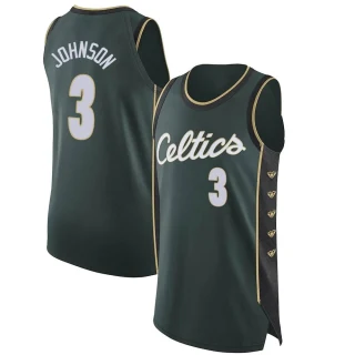 Men's Dennis Johnson Boston Celtics Green Authentic 2022/23 City Edition Jersey