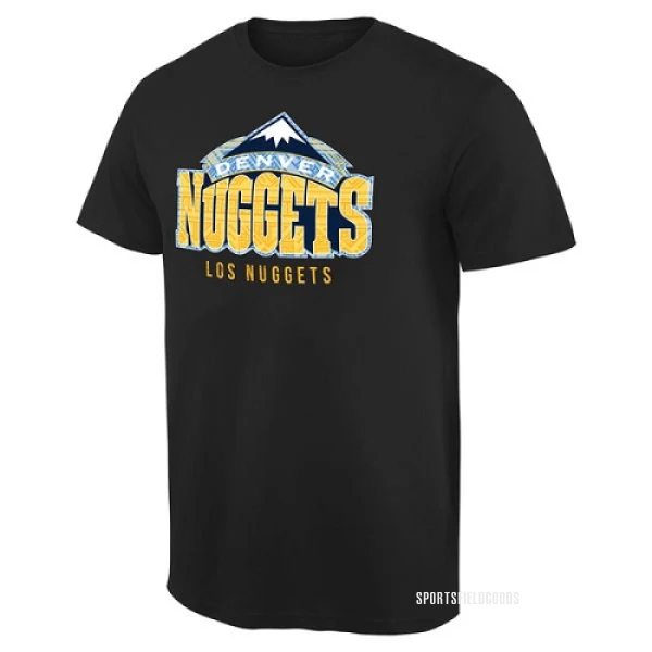 Men's Denver Nuggets Black Noches Enebea T-Shirt -