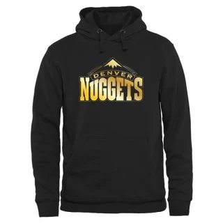 Men's Denver Nuggets Gold Collection Pullover Hoodie - Black
