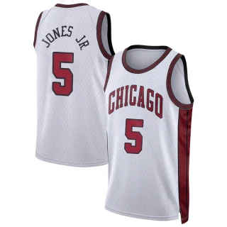 Men's Derrick Jones Jr. Chicago Bulls White Swingman 2022/23 City Edition Jersey