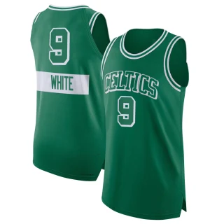 Men's Derrick White Boston Celtics White Authentic Kelly Green 2021/22 City Edition Jersey
