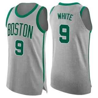 Men's Derrick White Boston Celtics White Swingman Gray Jersey - City Edition