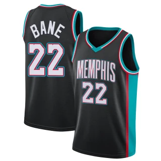 Men's Desmond Bane Memphis Grizzlies Black Swingman 2020/21 Hardwood Classics Jersey