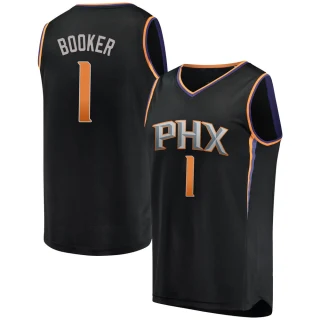 Men's Devin Booker Phoenix Suns Black Fast Break Jersey - Statement Edition