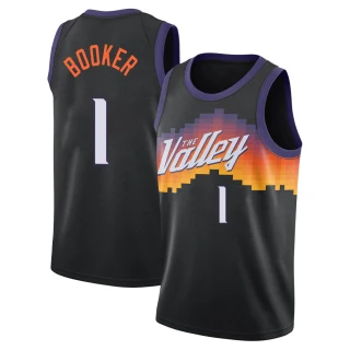 Men's Devin Booker Phoenix Suns Black Swingman 2020/21 City Edition Jersey