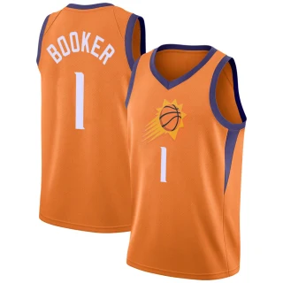 Men's Devin Booker Phoenix Suns Orange Swingman Jordan Brand Jersey - Statement Edition