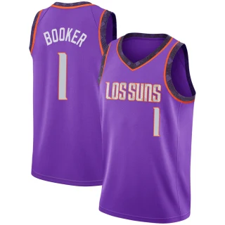 Men's Devin Booker Phoenix Suns Purple Swingman 2018/19 Jersey - City Edition