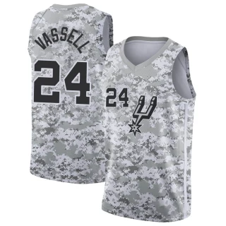 Men's Devin Vassell San Antonio Spurs White Swingman 2018/19 Jersey - Earned Edition