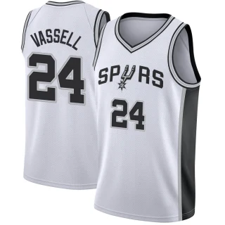 Men's Devin Vassell San Antonio Spurs White Swingman Jersey - Association Edition