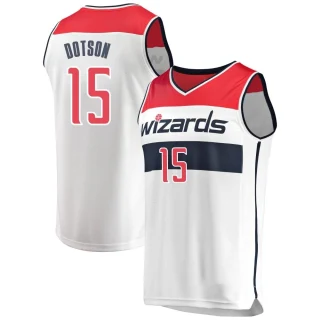 Men's Devon Dotson Washington Wizards White Fast Break Jersey - Association Edition