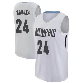 Men's Dillon Brooks Memphis Grizzlies White Swingman Jersey - City Edition
